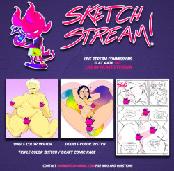 dsancomics: Emergency Sketch Stream Week! Hey, peeps! Going to