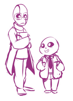 sketchit26:  sans and gaster (aka dork cutie)