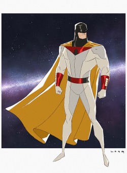 ryanlangdraws:  My attempt at an updated Space Ghost design.