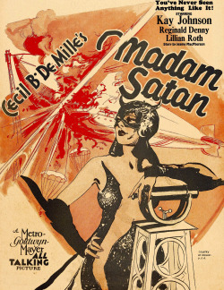 bizarrelosangeles:  Madam Satan (1930) 