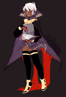 birdpaladin:my friend drew henry wearing thigh highs and honestly?