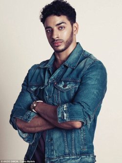 attractschaos:  Laith Ashley, male model Laith also works at