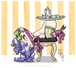 minervamopsy:  TEA TIME! Oh yes. I think I’d drink a lot more