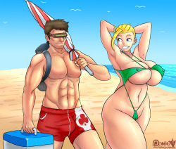 shiinsart:  club-ace:  Summer Time by Mr.Penning Awesome image
