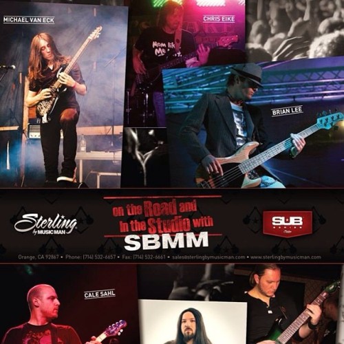 <p>#excited 😀 I am going to be featuring in the 2014 Sterling by Musicman catalogue! #bass #guitar</p>