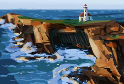 seahagart:  Some landscape practice for class