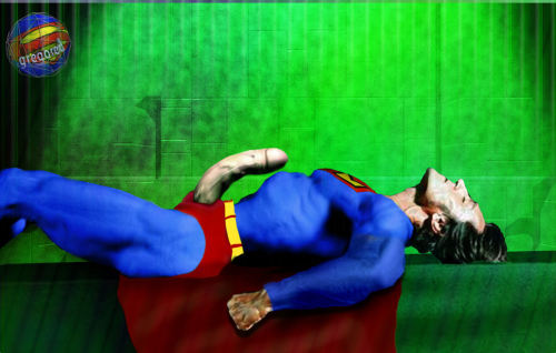 just another !Wowâ€¦Superman in agony and ecstasy by kryptonite torture !