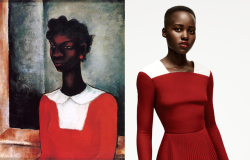 apaana:  Girl in a Red Dress (1934) x Lupita Nyong’o (2013)