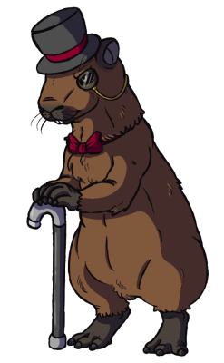 commission for fixod the most dapper of capybaras