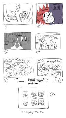 The First Investigation title card concepts by storyboard artist/writer Aleks