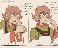 so we were talking about Pidge with freckles and what if she