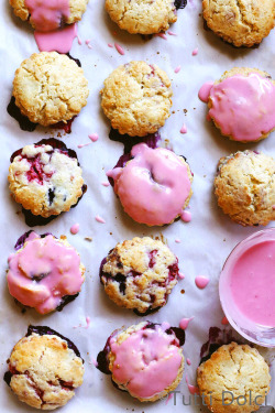 intensefoodcravings:  Berry Cream Scones | Tutti Dolci