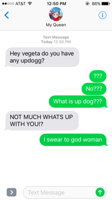 textsbetweendragonballz:  Piccolo ain’t takin your shit Bulma