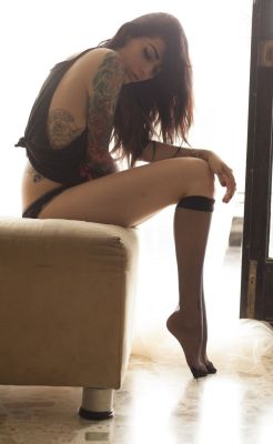 inked-dollz:  Tats and Lingerie 