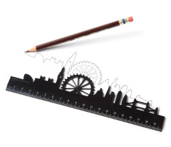 f-l-e-u-r-d-e-l-y-s:  Skyline Ruler by Shelly Freiman for Monkey