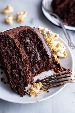 do-not-touch-my-food:  Hazelnut Chocolate Cake with Ganache and