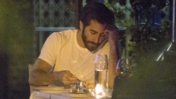 alainsdelon: jake gyllenhaal sadly eating alone is a mood of