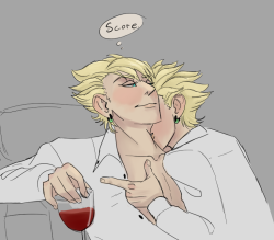 confabulatorycrown:  drunk kissy virus because of this rad headcanon