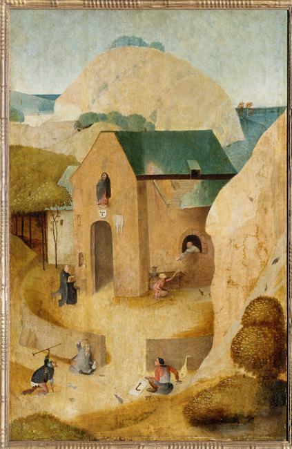 artist-bosch: St. James and the Magician Hermogenes, Hieronymus