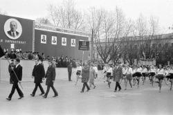 thesovietbroadcast: 1965 ☭ – Parade in Kostroma.  