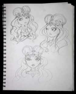 teatime-with-maddie:  Did a few practice sketches of different