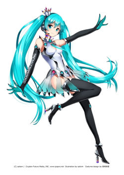 myvocaloid:  Racing Miku 2013 Well, the full design is revealed.