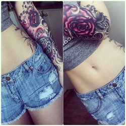 starfucked:  😁☀👍 #gettingreadyforsummer 💕 #cantwaittofinishmysleeve