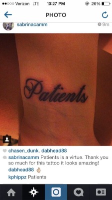 northmiamigoon:  pixelatedboobs:  Patients is a virtue.  maybe