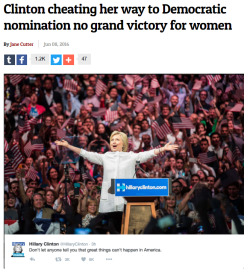 pocmemes:  lagonegirl:    Hillary Clinton is now the presumptive