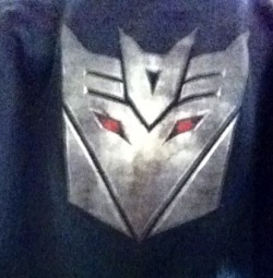Wearing this today emmure style….decepticons unite…you