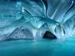 praial:  Chile: Marble Caves in General Carrera Lake (its original