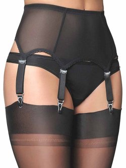 luxury-lingerie-shapewear:  Powermesh Garter / Suspender Belt