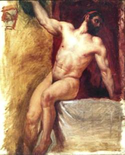 William Etty, R.A. (1787-1849), Study Of A Male Nude