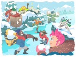 versiris:Overwatch snowball fight! So gracious for this commission