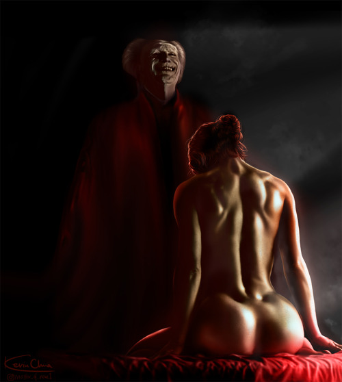 fantasy-scifi-art:Dracula: Love Song for a Vampire by Kevinchua79