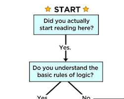 collegehumor:  Flowchart: Are You Good at Following Flowcharts?