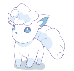 b-dangerous: Alolan Vulpix request from Twitter.