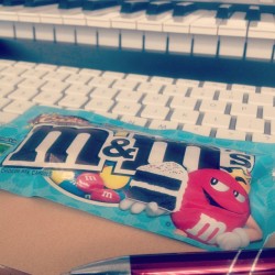 Composition time. This calls for some very serious M&Ms.