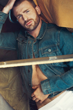 cyberqueer:   Chris Evans photographed by Norman Jean Roy for