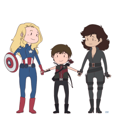 rhregal:  Swan-Mills Family, Assemble!