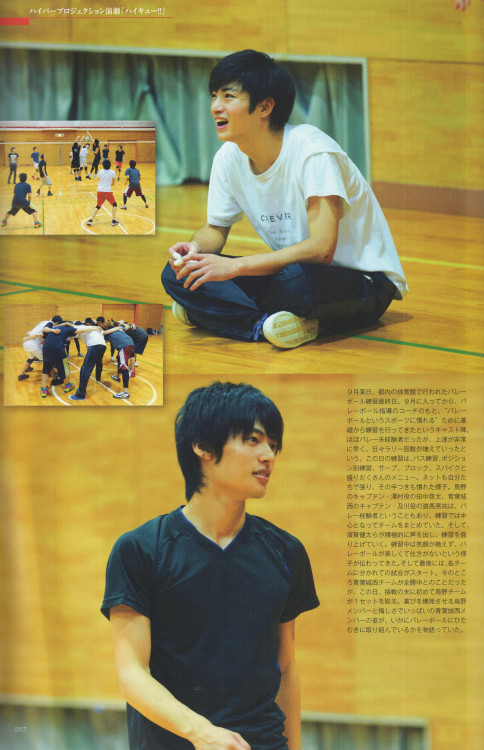 silverwind:  Haikyuu!! stage play (part 2 of 2) - BEST STAGE Plus vol. 1, scanned by @silverwind.Part 1.