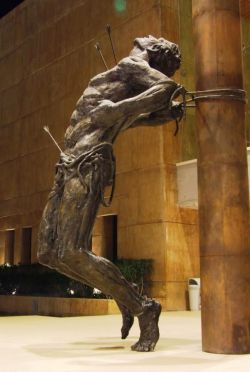 saint-sebastian-in-flames:  Ricardo Motilla  Bronze of San Sebastian