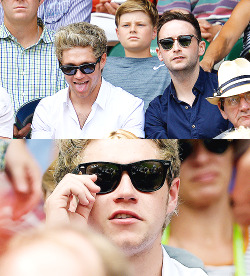 niamscozy:  Niall @ Wimbledon (29/06)