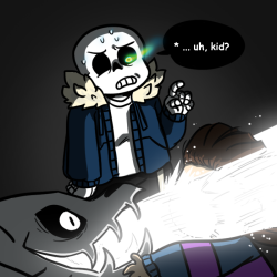 pettyartist:  Literally did this with sans’ final attack tonight.