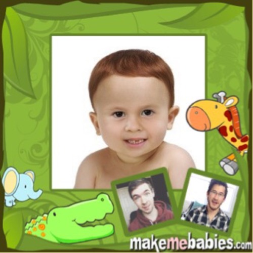 emory-dawn:  Markiplier and JackSepticEye had a baby!! @markiplier @jack_septic_eye #makemebabies  That is the ugliest baby I’ve ever seen. I’ve got glorious genes this is bullshit.