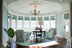 georgianadesign:  Master bedroom sitting area in a Sag Harbor