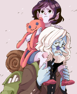 weatherweary:  “Marceline, is it just you and me in the wreckage