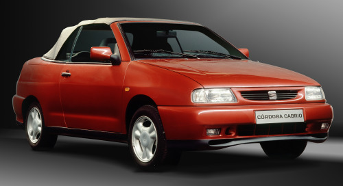 carsthatnevermadeit:  Seat Cordoba Cabrio, 1996. A convertible version of Seatâ€™s VW-Polo based Cordoba which was shown as a prototype but never made it into production