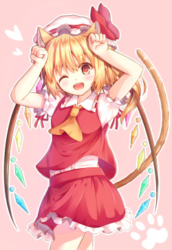 flandre scarlet (touhou) drawn by shiero. - Danbooru