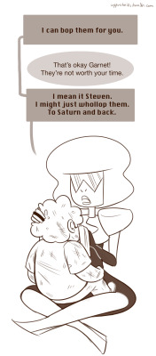upperstories:  Steven doesn’t let bullies get to him. But Garnet